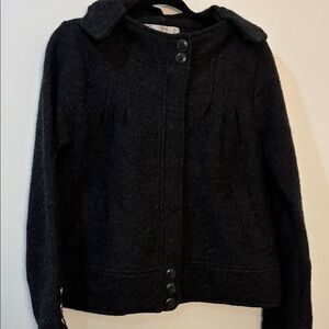 Chic Black Wool Jacket